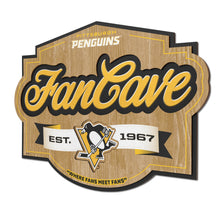 Pittsburgh Penguins 3D Fan Cave Wood Sign