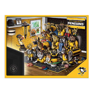 Pittsburgh Penguins Purebred Fans 500 Piece Puzzle - "A Real Nailbiter"