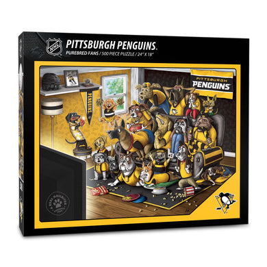 Pittsburgh Penguins Purebred Fans 500 Piece Puzzle - 