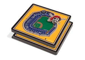 Pittsburgh Pirates 3D StadiumViews Coaster Set