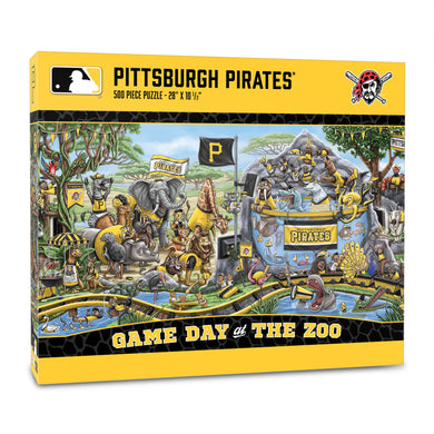 Pittsburgh Pirates Game Day At The Zoo 500 Piece Puzzle
