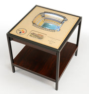 Pittsburgh Steelers 25 Layer Lighted StadiumView End Table