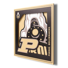 Purdue Boilermakers 3D Logo Series Wall Art - 12"x12"4