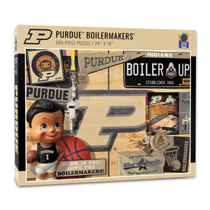 Purdue Boilermakers Basketball Retro Series Puzzle