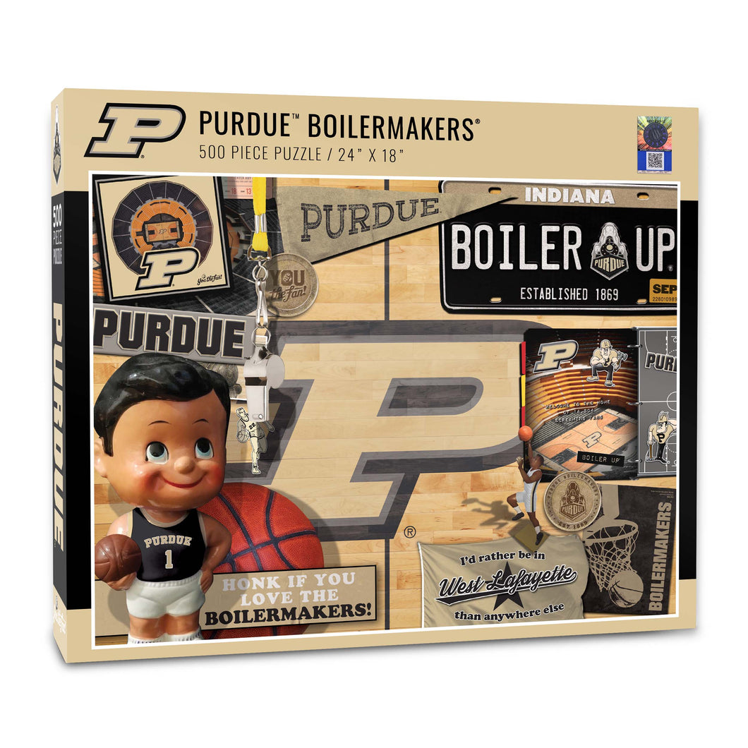 Purdue Boilermakers Basketball Retro Series Puzzle