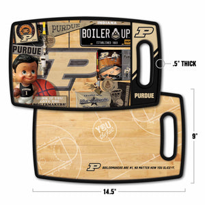 Purdue Boilermakers Basketball Retro Series Cutting Board