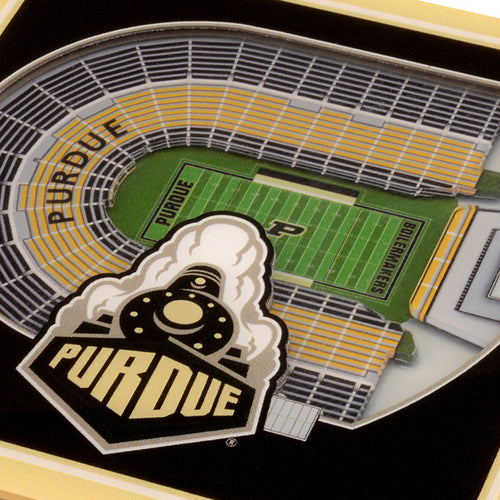 Purdue Boilermakers 3D StadiumViews Coaster Set