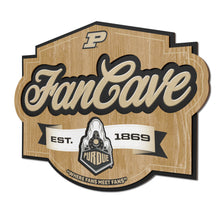 Purdue Boilermakers 3D Fan Cave Wood Sign
