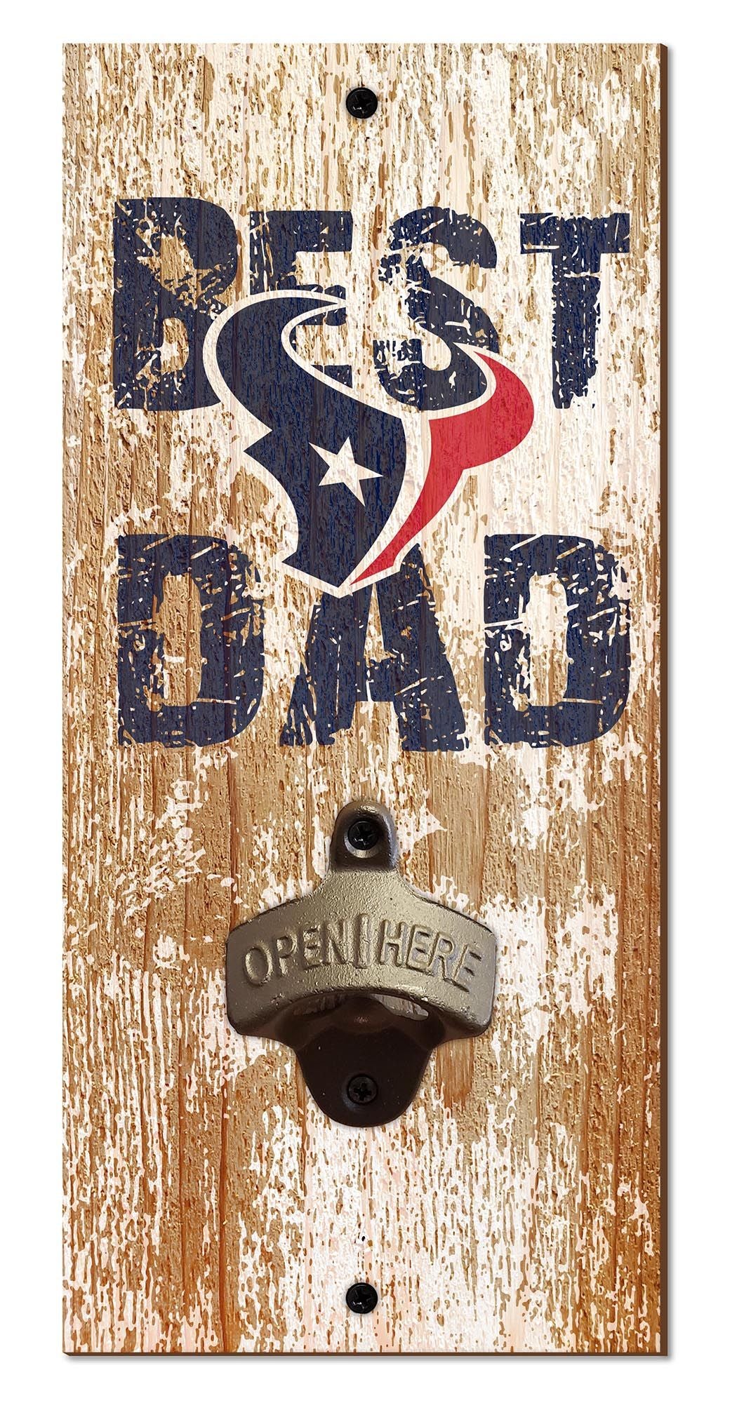 Houston Texans Best Dad Bottle Opener