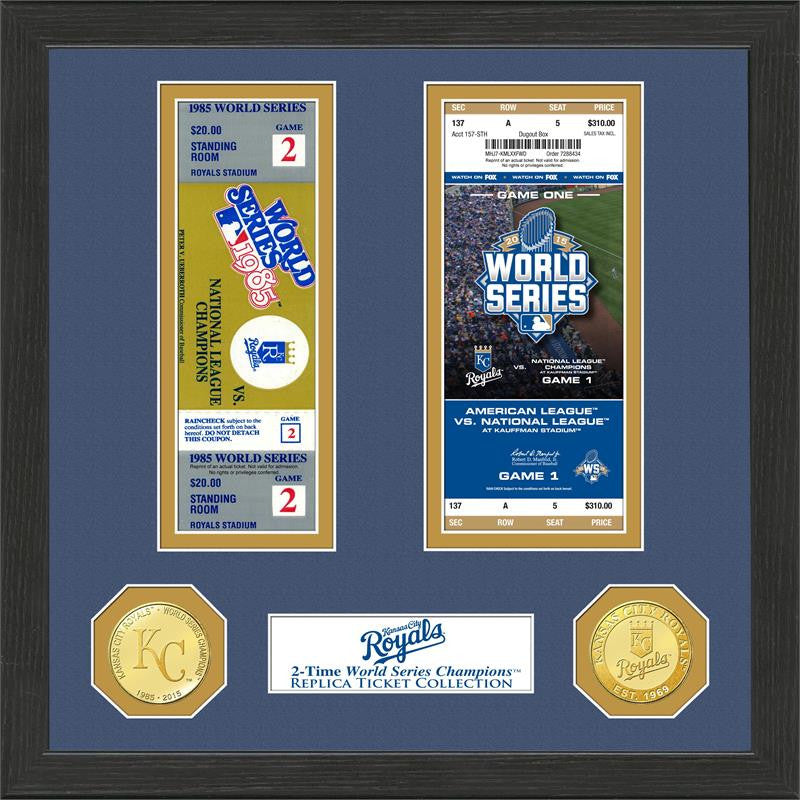 Kansas City Royals World Series Ticket Collection