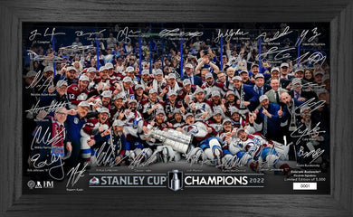 Colorado Avalanche 2022 Stanley Cup Champions Signature Rink