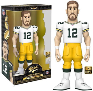 Aaron Rodgers Green Bay Packers NFL Funko Gold 12" CHASE NFL