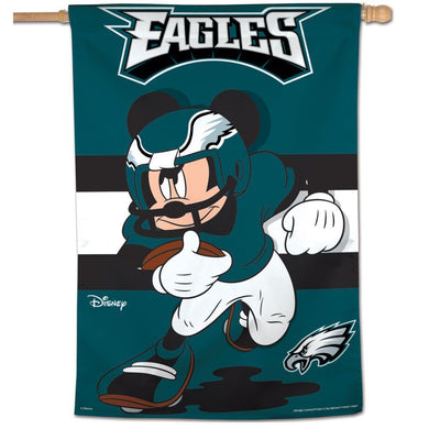 Philadelphia Eagles Mickey Mouse Vertical Flag - 28