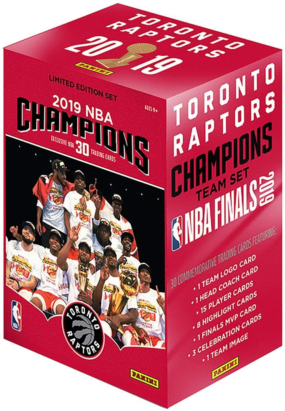 Toronto Raptors 2019 NBA Champions Panini 30 Card Team Set