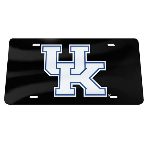 Kentucky Wildcats Black Chrome Acrylic License Plate