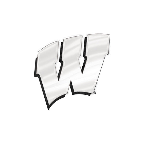 Wisconsin Badgers Chrome Auto Emblem     