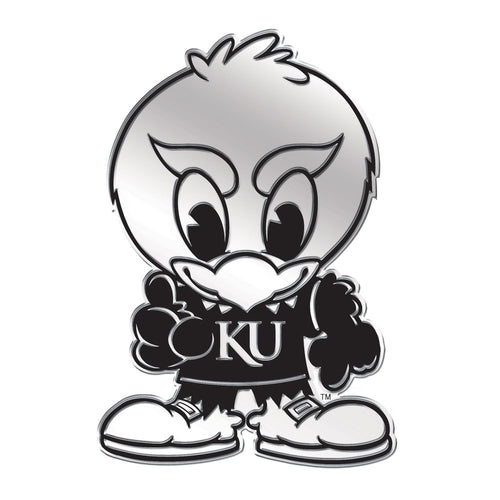 Kansas Jayhawks Chrome Auto Emblem 
