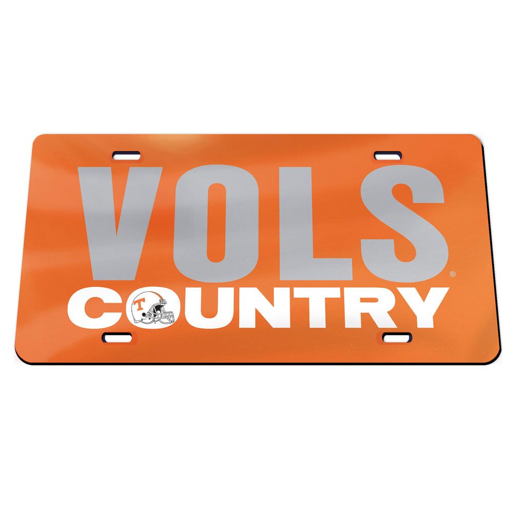 Tennessee Volunteers Vols Country Acrylic License Plate