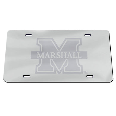 Marshall Thundering Herd Frosted License Plate 