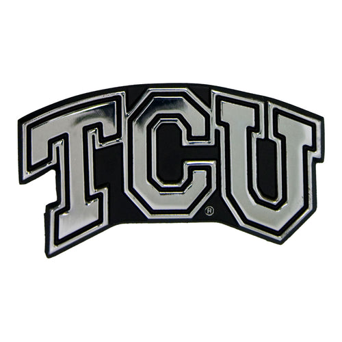 TCU Horned Frogs Chrome Auto Emblem                                                     