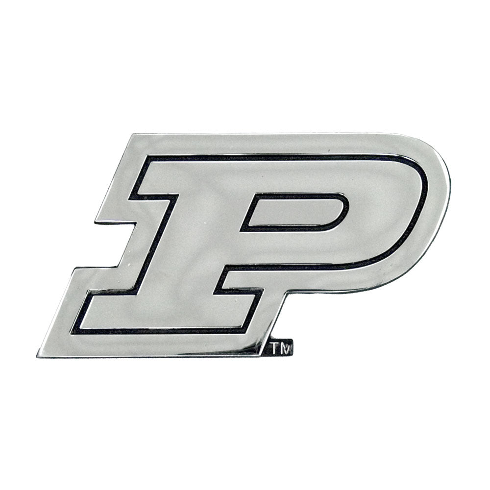 Purdue Boilermakers Chrome Auto Emblem                         