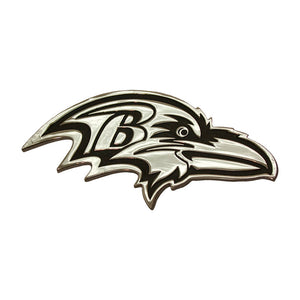 Baltimore Ravens Chrome Auto Emblem                                                                                                                                                          