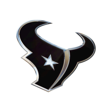 Houston Texans Chrome Auto Emblem                                                                                                                                                          