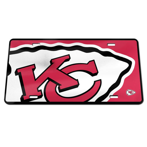 Kansas City Chiefs Mega Logo Acrylic License Plate