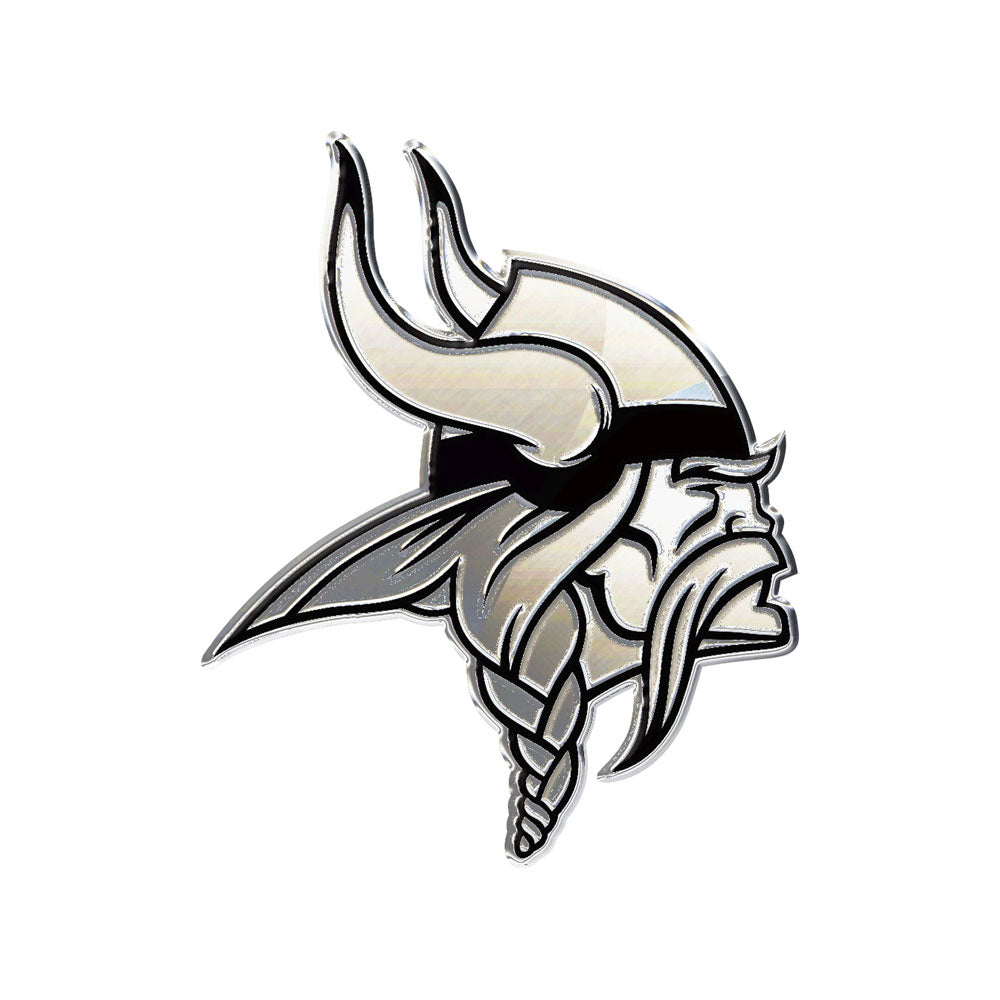 Minnesota Vikings Chrome Auto Emblem                                                                                                                                                          