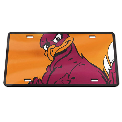 Virginia Tech Hokies Acrylic License Plate