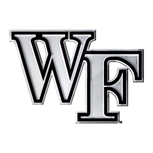 Wake Forest Demon Deacons Chrome Auto Emblem     