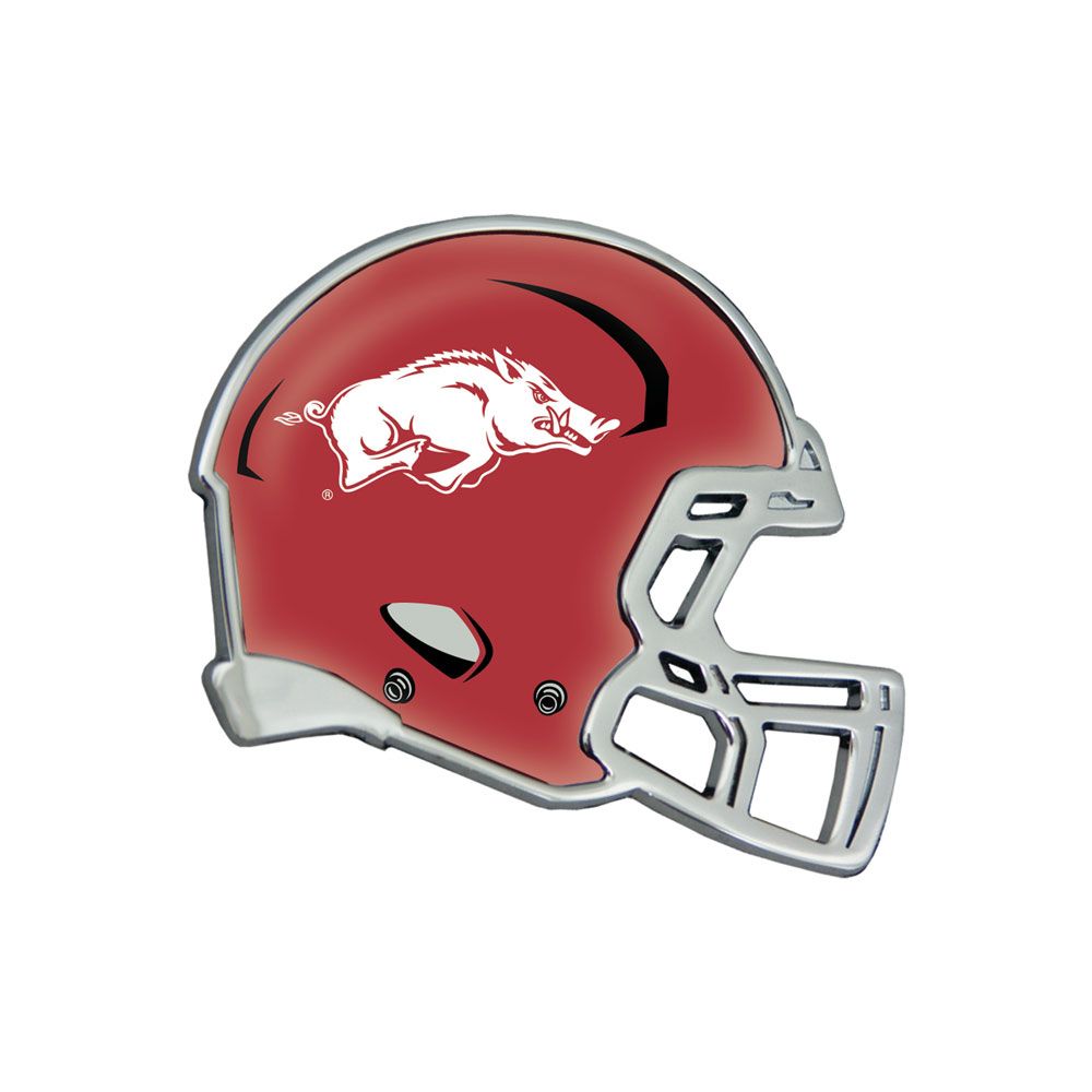 Arkansas Razorbacks Chrome Helmet Emblem – Sports Fanz
