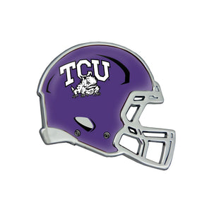 TCU Horned Frogs Chrome Helmet Emblem