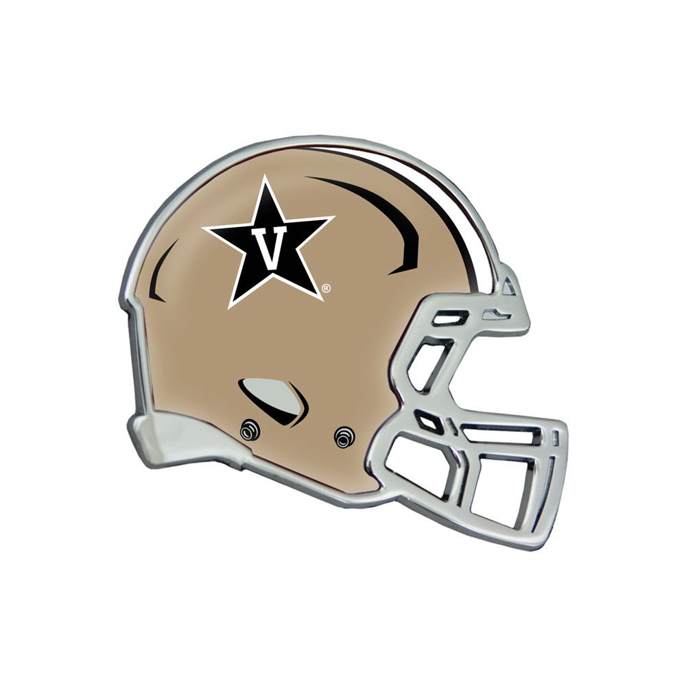 Vanderbilt Commodores Chrome Helmet Emblem