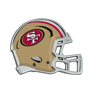 49ers sales chrome helmet