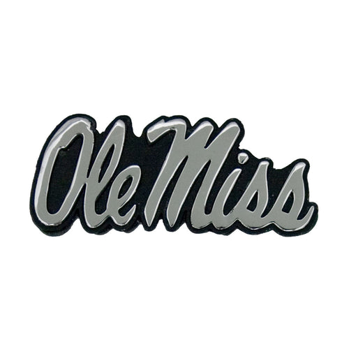 Ole Miss Rebels Chrome Auto Emblem      