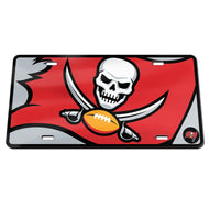 Tampa Bay Buccaneers Mega Logo Silver License Plate