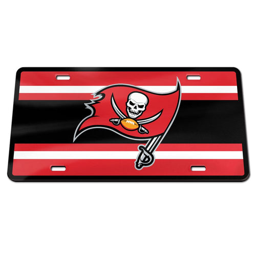 Tampa Bay Buccaneers Stripes License Plate