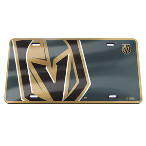Vegas Golden Knights Mega Logo Acrylic License Plate
