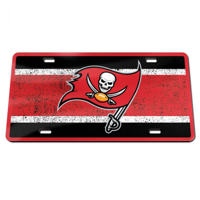 Tampa Bay Buccaneers Distressed License Plate