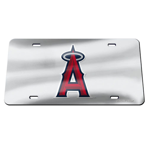 Los Angeles Angels Chrome Acrylic License Plate