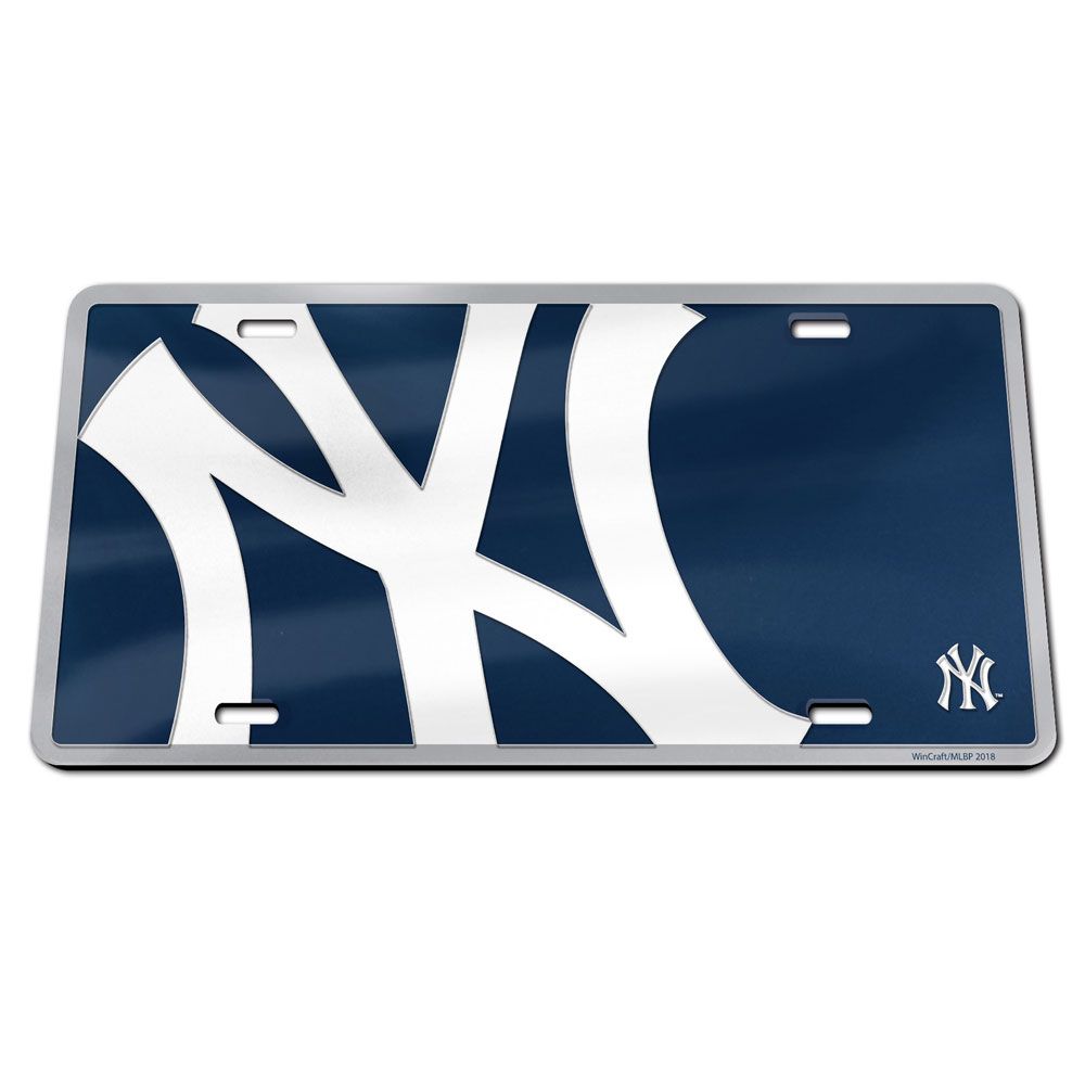 New York Yankees Mega Logo Acrylic License Plate