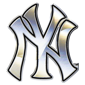 New York Yankees Chrome Auto Emblem                                                                                                      