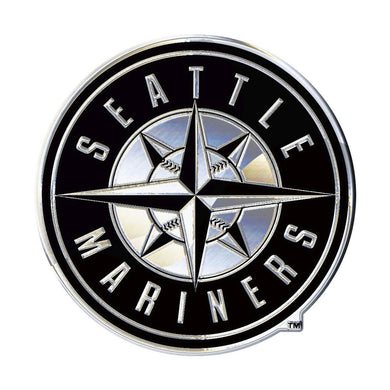 Seattle Mariners Chrome Auto Emblem                                                                                                        