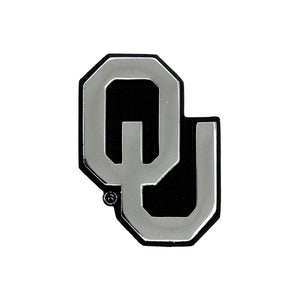 Oklahoma Sooners Chrome Auto Emblem 