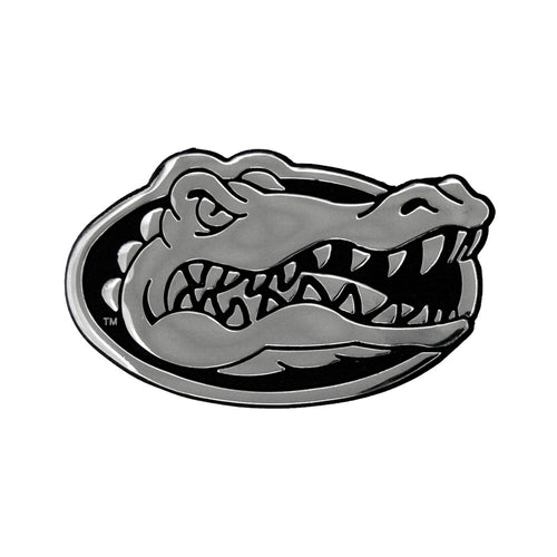 Florida Gators Free Form Chrome Auto Emblem     