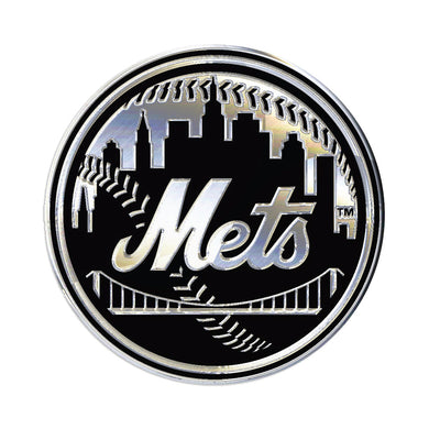 New York Mets Chrome Auto Emblem                                                                                                          