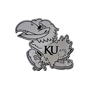 Kansas Jayhawks Chrome Auto Emblem 