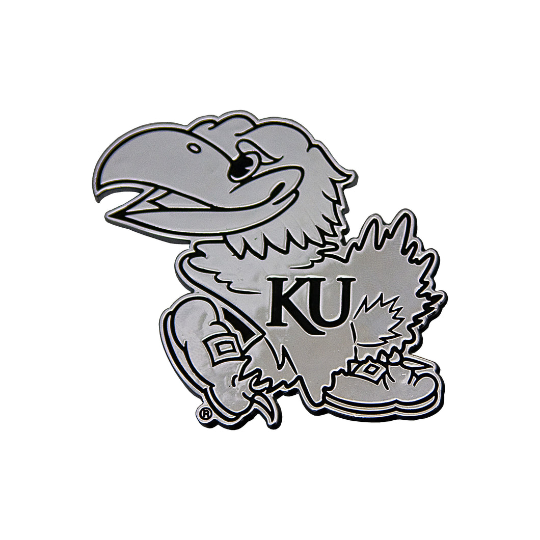 Kansas Jayhawks Chrome Auto Emblem 