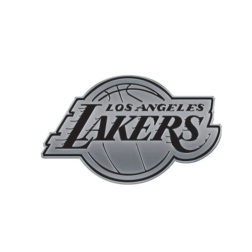 Los Angeles Lakers Free Form Chrome Auto Emblem                                                                                                           